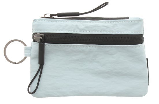 Womens Compact Nylon Purse Hattie Zip Fastening blue - Image 1