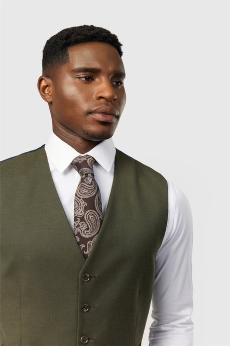 Paisley Tie in Maroon - Image 3