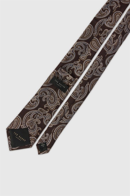 Paisley Tie in Chocolate - Image 3