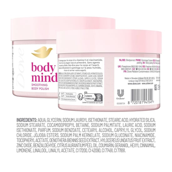 Dove Body + Mind Smoothing Body Scrub, Dragon Fruit, 295ml, 6 Pack - Image 5