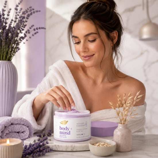 Dove Body + Mind Smoothing Body Scrub, French Lavender & Oat Milk, 295ml, 6 Pack - Image 3