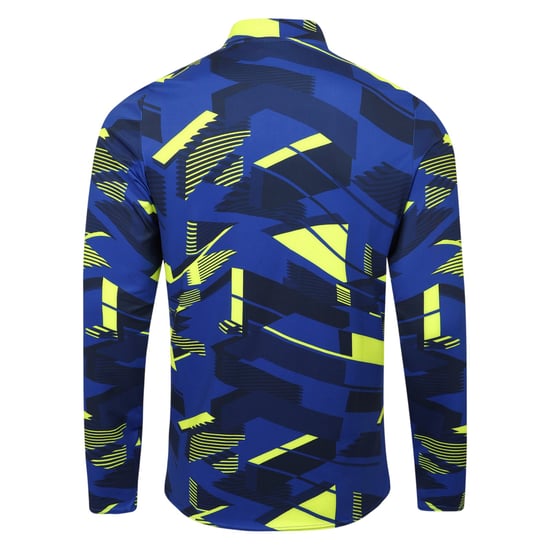 Umbro Grafisch trainingsmidlaagje voor heren (Blauw/Geel) - Image 2