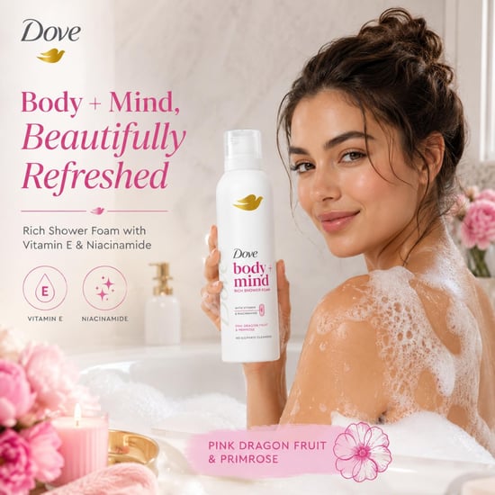 Dove Body + Mind Rich Shower Foam, Dragon Fruit & Primrose, 200ml, 6 Pack - Image 3