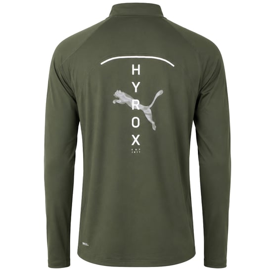 Puma x HYROX Run Cloud Mens Dark Green Top - Image 2