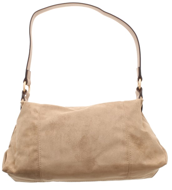 Womens Slouchy Shoulder Bag Holly Zip Fastening beige - Image 1