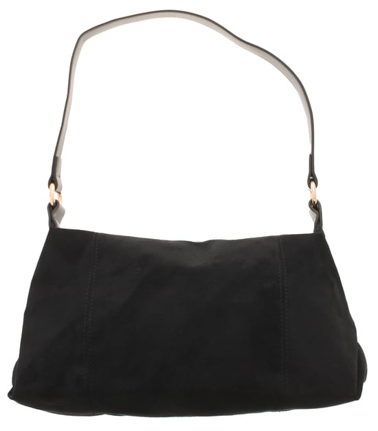 Womens Slouchy Shoulder Bag Holly Zip Fastening black - Image 1