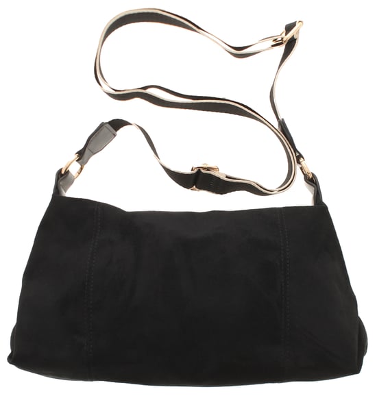Womens Slouchy Shoulder Bag Holly Zip Fastening black - Image 2