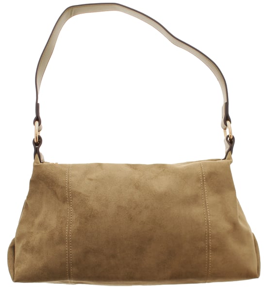 Womens Slouchy Shoulder Bag Holly Zip Fastening green - Image 1