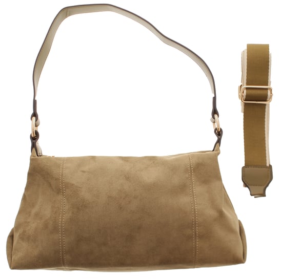 Womens Slouchy Shoulder Bag Holly Zip Fastening green - Image 2