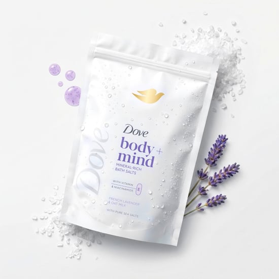 Dove Body + Mind Bath Salts, French Lavender & Oat Milk, 400g, 6 Pack - Image 2