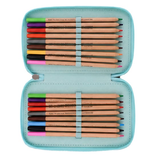Lego Iconic Sparkle 3Layer Kids Pink Pencil Case with Content - Image 4