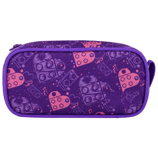 Lego Friends Hearts Kids Purple Pencil Box - Image 1