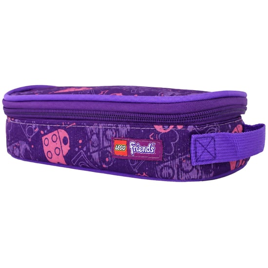 Lego Friends Hearts Kids Purple Pencil Box - Image 2