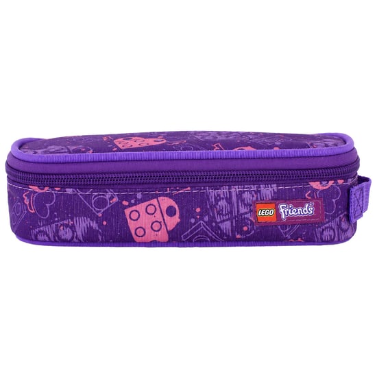 Lego Friends Hearts Kids Purple Pencil Box - Image 3