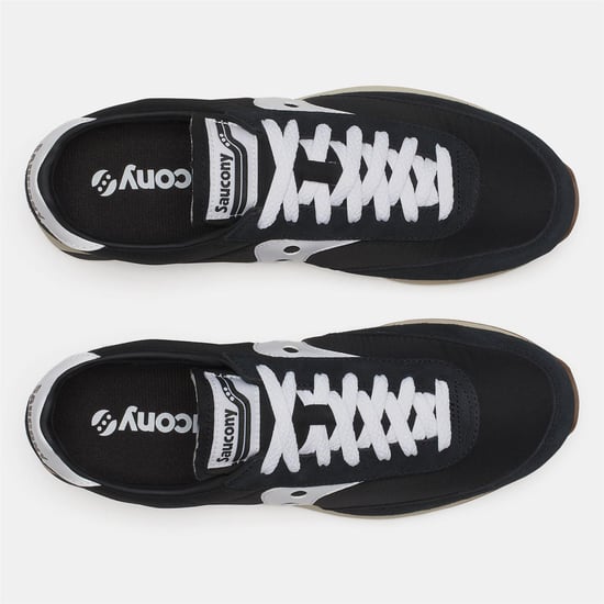 Saucony Unisex Adult 80 Suede Trainers (Black/White) - Image 1