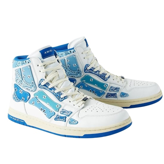 Amiri Skel Top Hi Bandana Blue - Image 4