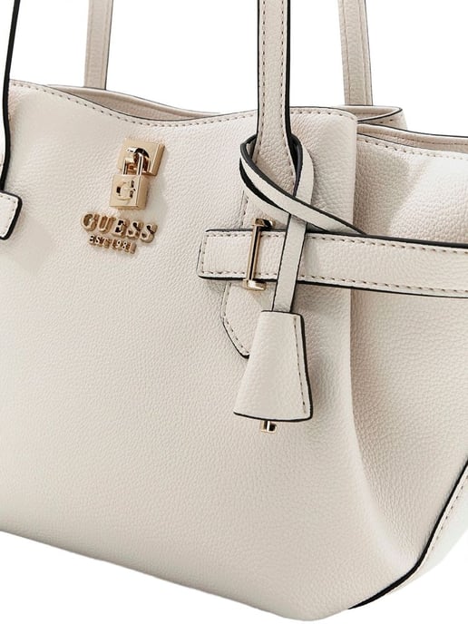 Guess Satchel Bag Off White - Image 4