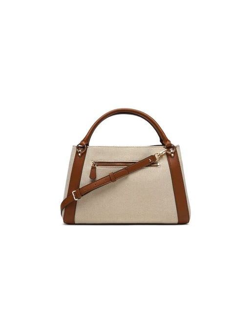 Guess Satchel Bag Natural/Cognac - Image 3