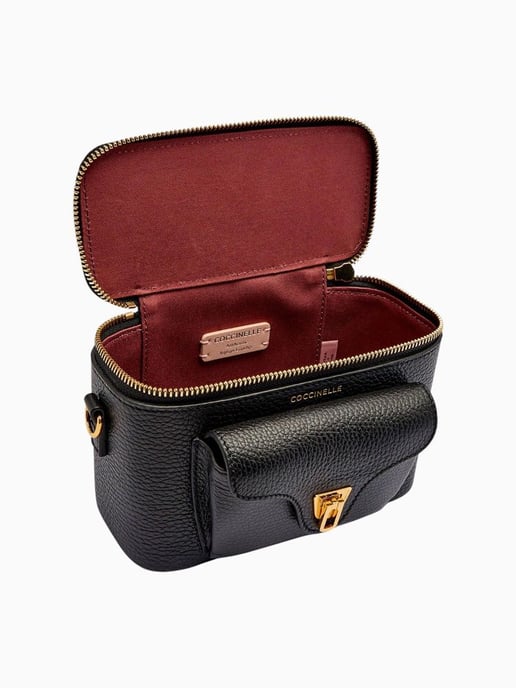 Coccinelle Black Leather Handbag - Image 4