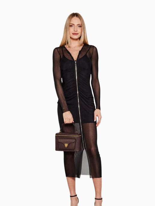 Coccinelle Brown Leather Handbag - Image 4