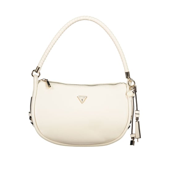 Guess Jeans Witte Polyurethaan Dameshandtas - Image 1