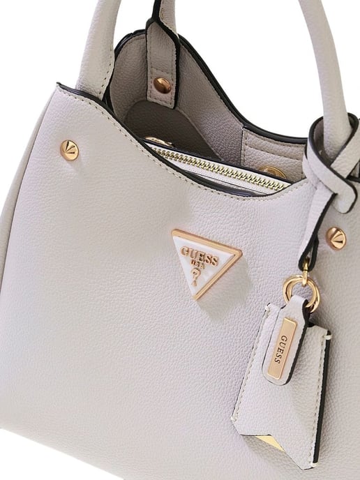 Guess Jeans Grigio Poliuretano Womens Handbag - Image 4
