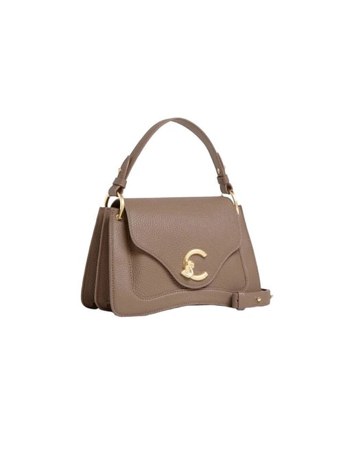Coccinelle Schoudertas Warm Taupe - Image 2