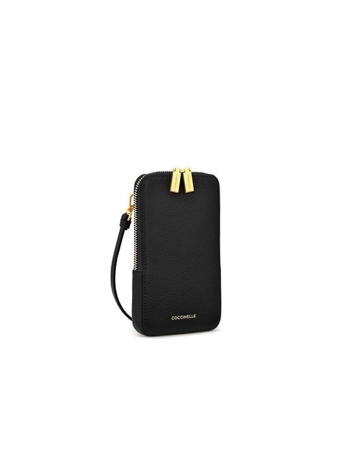 Coccinelle Telefoon Crossbody Tas Zwart - Image 2