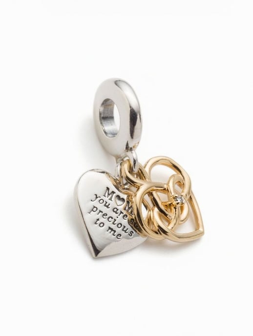 Pandora Charm Silver/Golden - Image 1