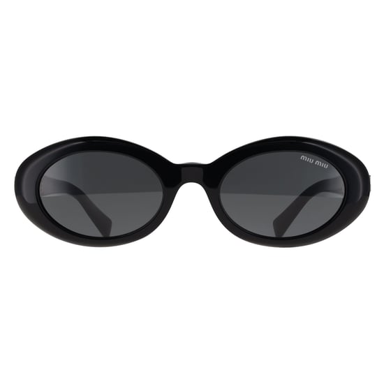 Miu Miu MU09S 16K08Z zonnebril in zwart en donkergrijs - Image 2