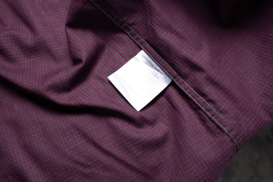 Yves saint Laurent, wine red checked shirt - Image 6