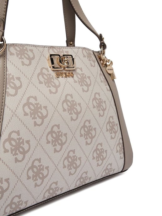 Guess Schoudertas Donker Taupe Logo - Image 5
