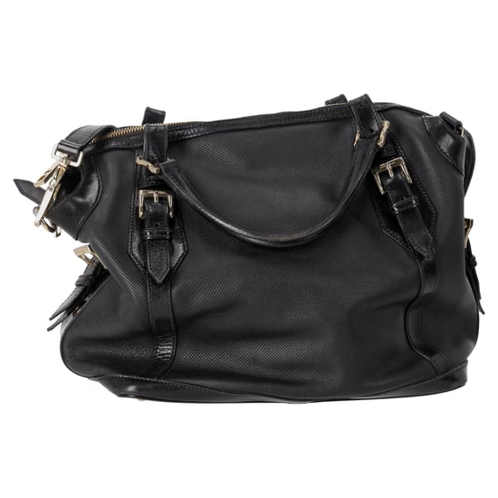 Burberry Medium Ellers Perforated Tote Bag in Black Leather - Image 3