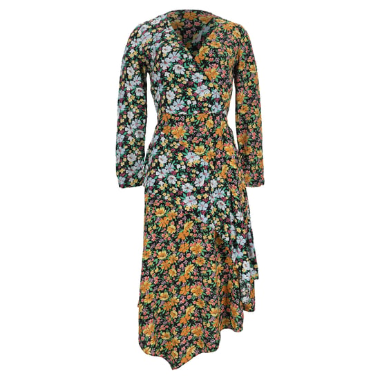 Maje Roen asymmetrische midi-wikkeljurk van veelkleurige viscose - Image 1