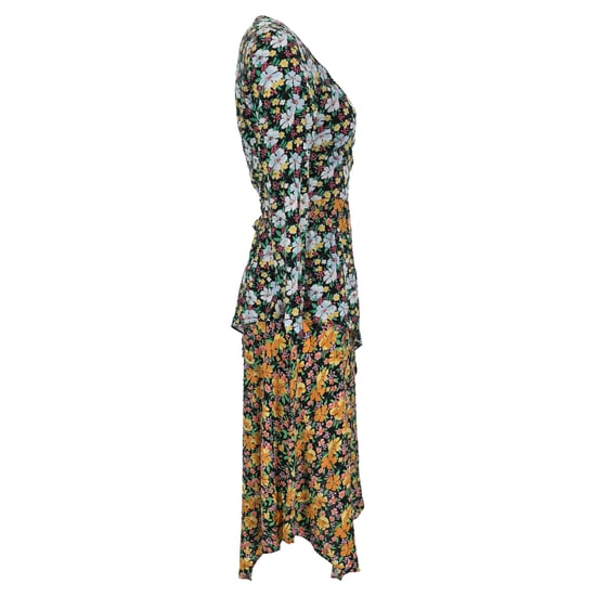 Maje Roen asymmetrische midi-wikkeljurk van veelkleurige viscose - Image 4