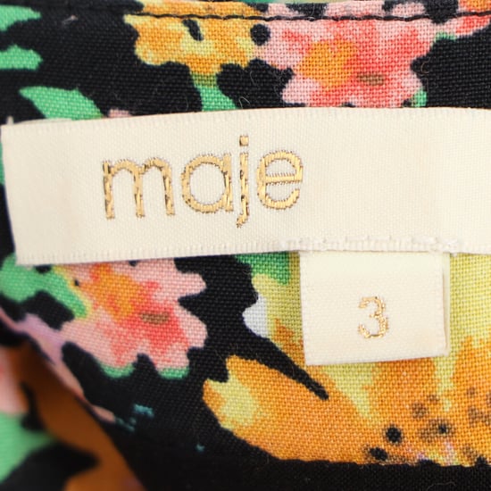 Maje Roen asymmetrische midi-wikkeljurk van veelkleurige viscose - Image 5