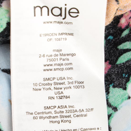 Maje Roen asymmetrische midi-wikkeljurk van veelkleurige viscose - Image 6