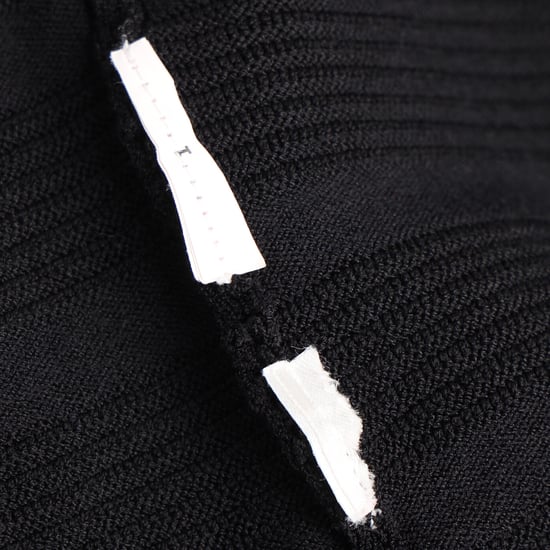 Michael Michael Kors bandagejurk tot op de knie in zwarte viscose - Image 5
