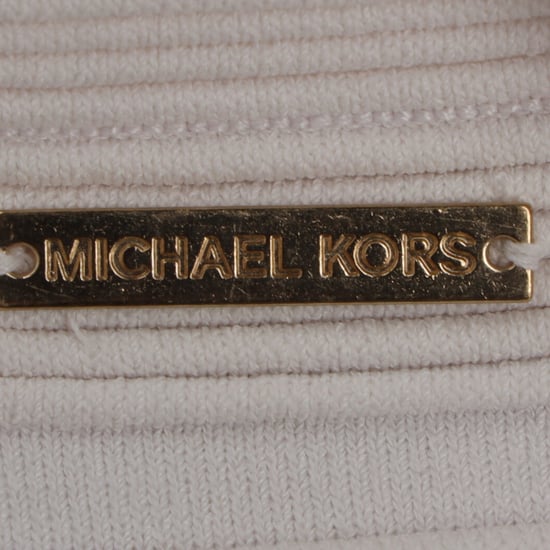 Michael Michael Kors – Knälång bandageklänning i vit viskos - Image 6