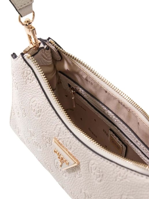Guess Axelväska Off White Logga - Image 3