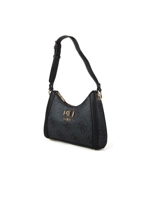 Guess Shoulder Bag Coal Logo - Image 2