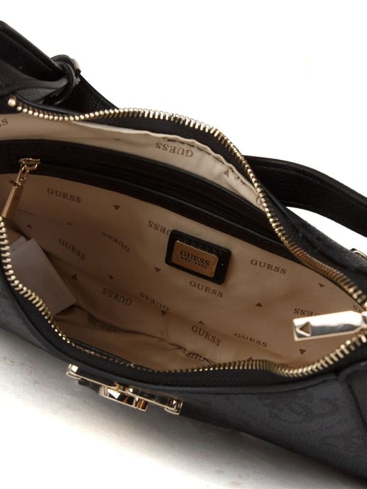 Guess Shoulder Bag Coal Logo - Image 4