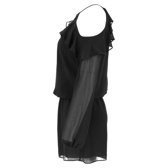 Michael Kors jumpsuit met ruches en open schouders in zwart polyester - Image 2