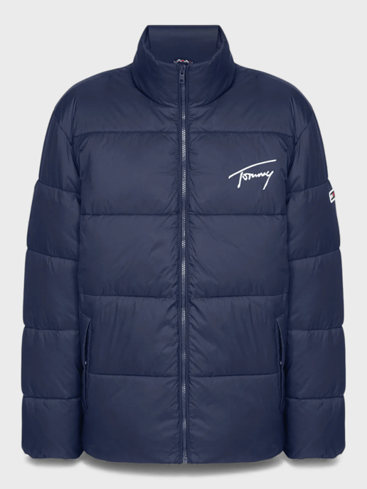 Tommy Jeans Signature Modern Puffer Jacket Twilight Navy - Image 1