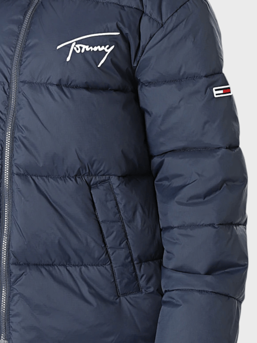 Tommy Jeans Signature Modern Puffer Jacket Twilight Navy - Image 2
