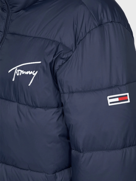Tommy Jeans Signature Modern Puffer Jacket Twilight Navy - Image 4