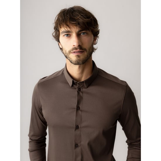 Mos Mosh 500940 769 mosmosh gallery mmgmarco jersey shirt chocolate brown - Image 5