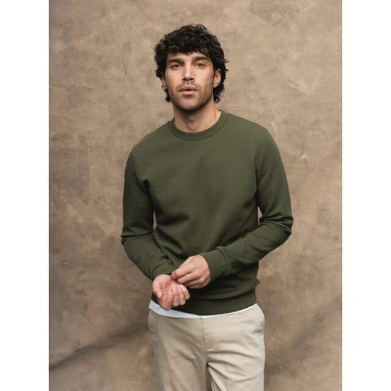 Mos Mosh 510100 538 mosmosh gallery mmgabel crew neck sweat dk army green - Image 2