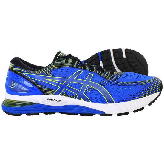 Asics Gel-Nimbus 21 Mens Blue Running Shoes - Image 4