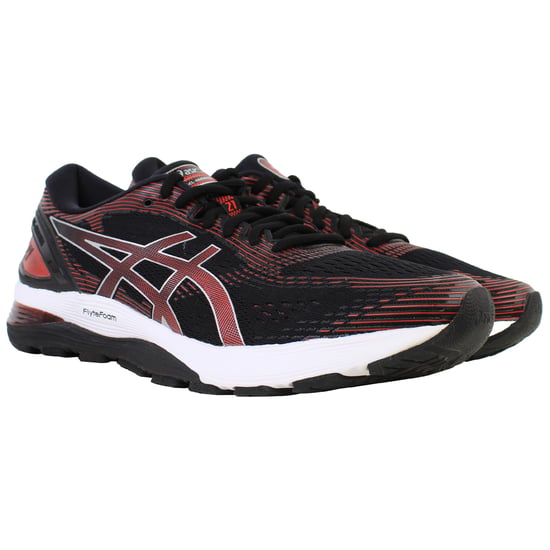 Asics Gel-Nimbus 21 Mens Black Running Shoes - Image 2
